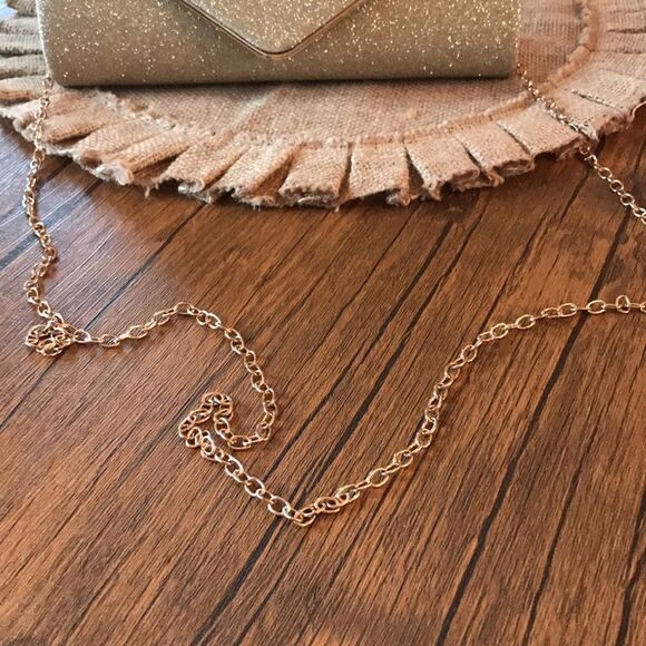 GOLD METALLIC WEDDING PROM GLITTER SPARKLE ENVELOPE BAG CLUTCH PURSE NEW - Picture 5 of 9